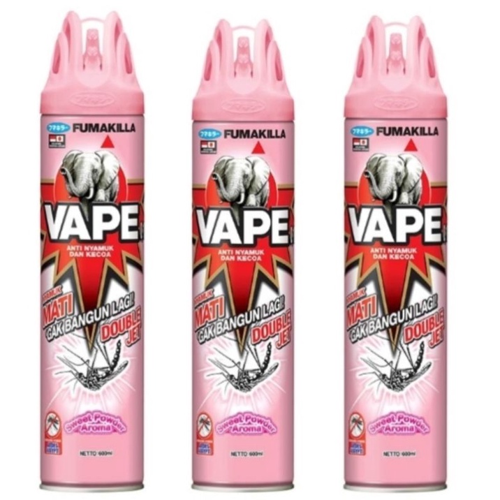 VAPE Aerosol anti nyamuk SWEET POWDER 600ml