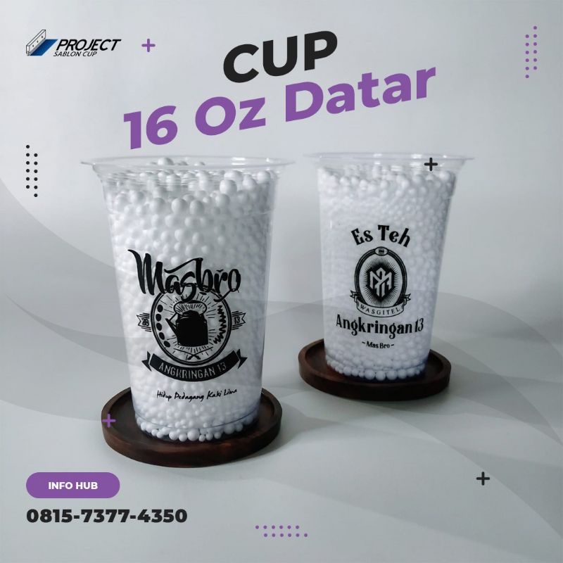 cup sablon 16oz datar starindo
