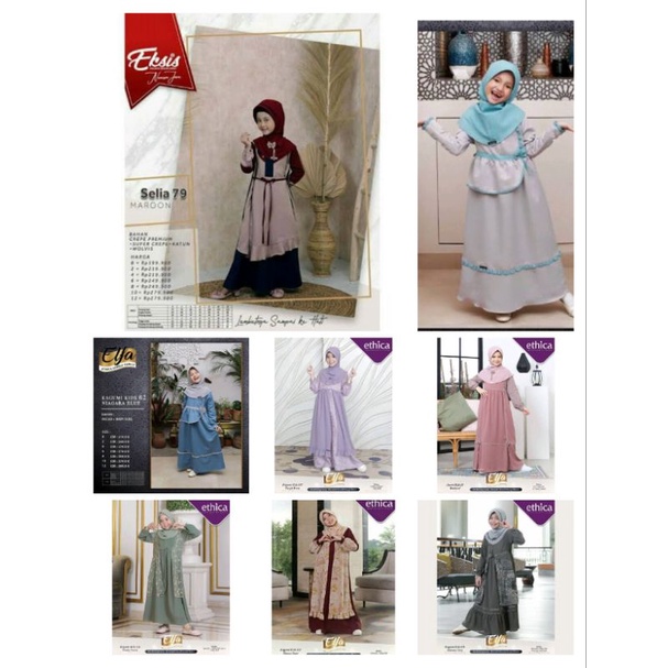PROMO Gamis Anak Seply Ethica