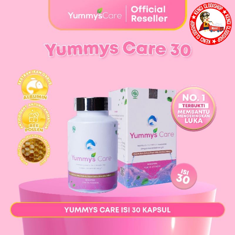 Yummys Care Kapsul Pengering Luka Operasi YummysCare Ekstrak Ikan Gabus