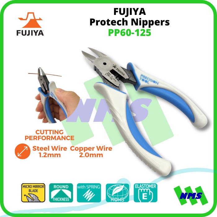 Jual Tang Potong Presisi Protech Nippers Inch Mm Pp Fujiya Japan Shopee Indonesia