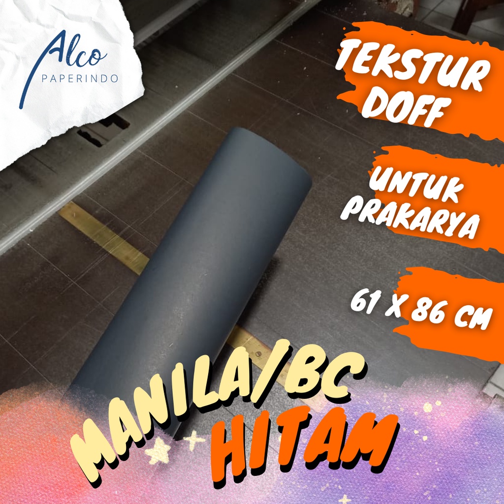 

BC Manila Karton Kertas Hitam ukuran 61x86 cm