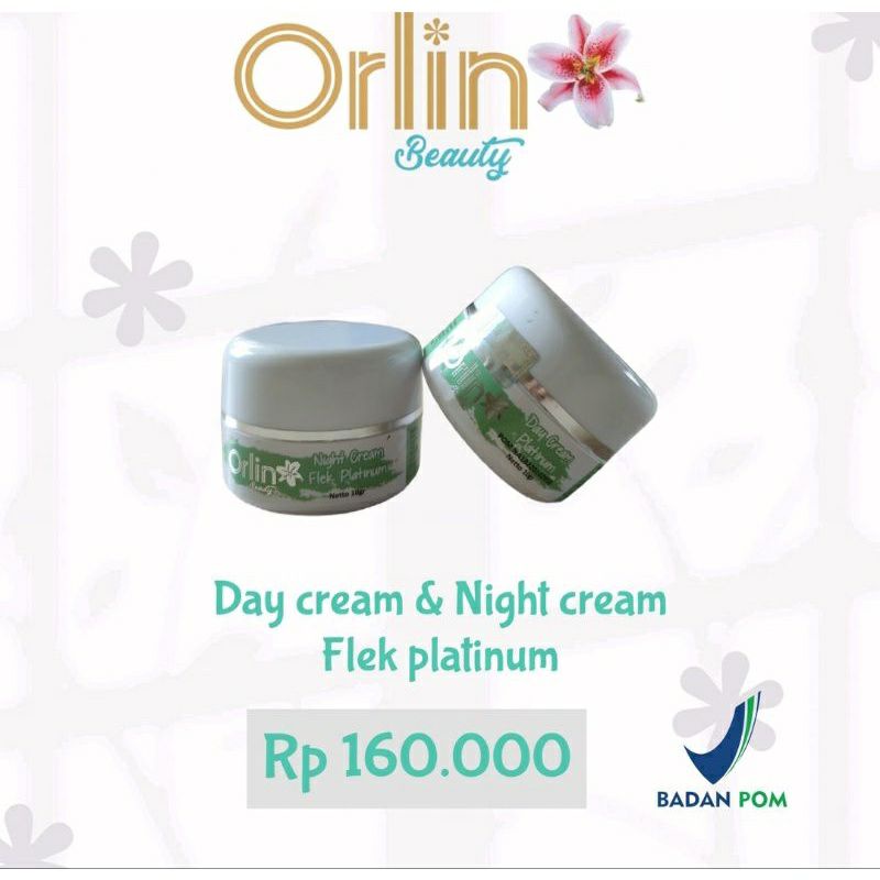 Krim Siang Malam Flek Bandel / Cream Flek Orlin Beauty