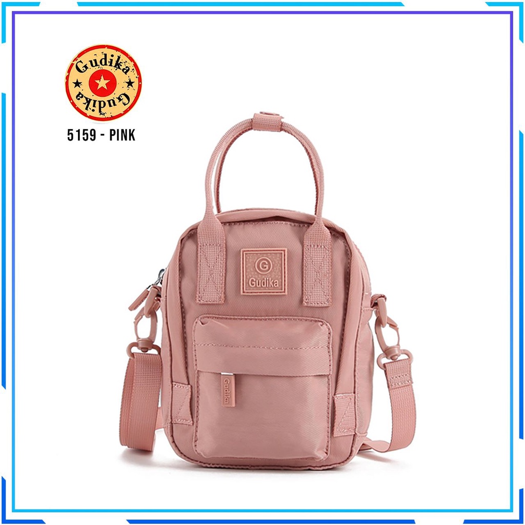 GUDIKA Bag 5159 - Tas Hp Mini Fashion Branded Ori Selempang bahu Cewek Kekinian Wanita Import Korea Original Terbaru Bahan Nilon Anti Air Waterproof