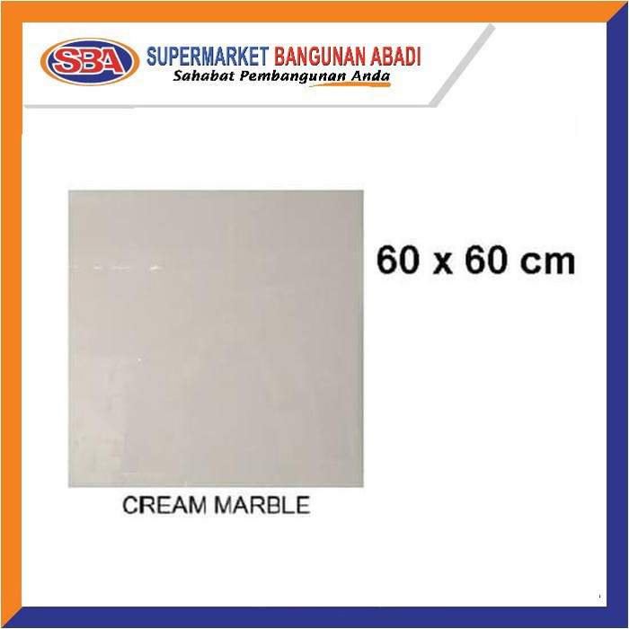 Premium (Mount) GRANIT / GRANITE CREAM POLOS EUROGRES CREAM MARBEL 60X60 KW 1