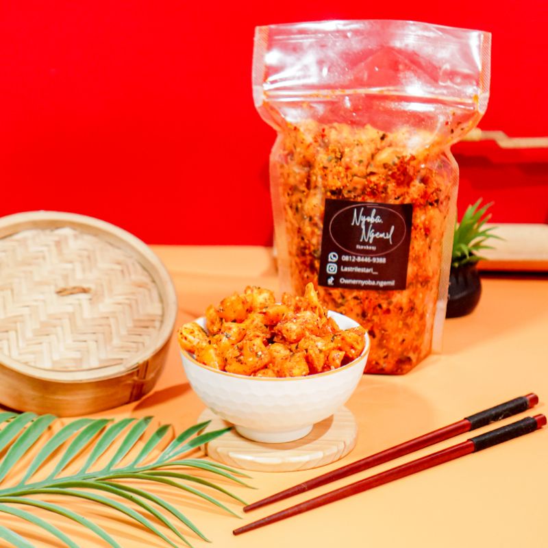 

Siomay Mini kering 500gram extra Daun Jeruk snack khas bandung