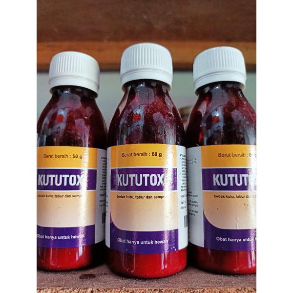 

kututox 60 gr shampoo burung