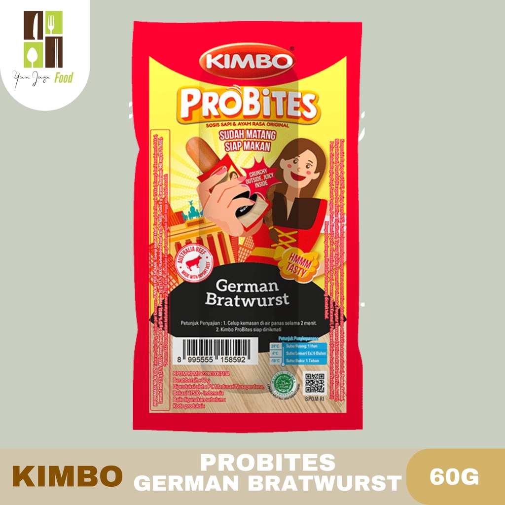 Kimbo Probites Sosis Single Original/Keju/Korean Hot &amp; Spicy 1 Pcs