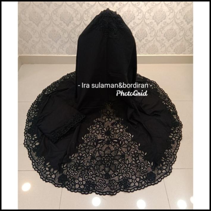 Promo Mukena Kerancang Paris Hitam