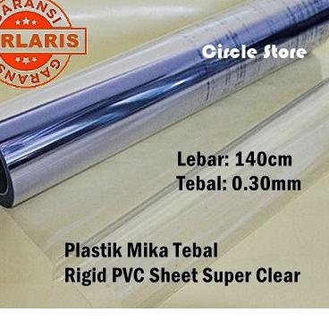 

Model baru - Plastik Mika Kaku Rigid PVC Super Clear Lebar 140cm Tebal 0,30mm ~
