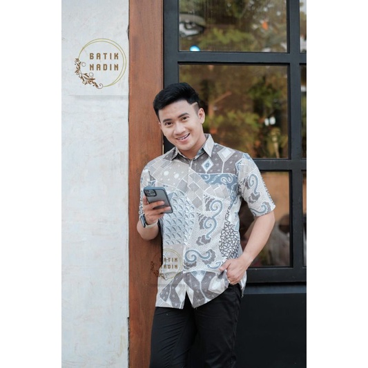 Baju Batik Kerja Jumbo