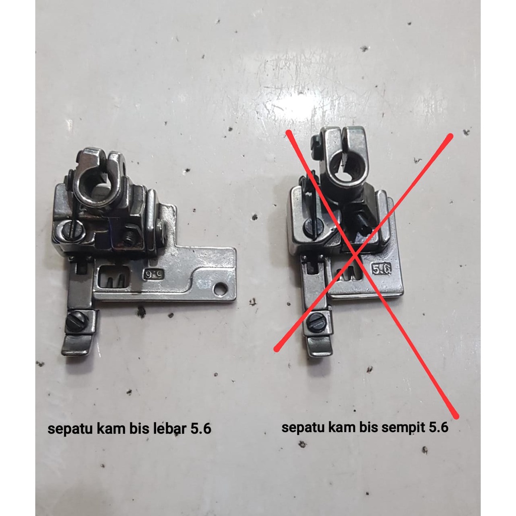 257331 Sepatu Corong Lebar Kam Bis / Mesin Jahit Overdeck - 5.6MM