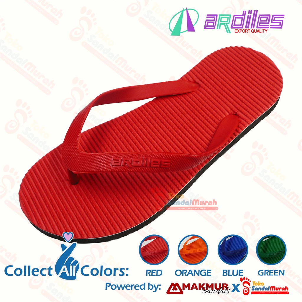 Toko Sendal Murah -  Sandal Jepit Karet Ardiles / Sandal Anak Perempuan Laki - Laki / Sandal Anak Ukuran Tanggung / Sandal Jepit Warna [Toko Sendal Murah Kids 05 Ardiles GG]