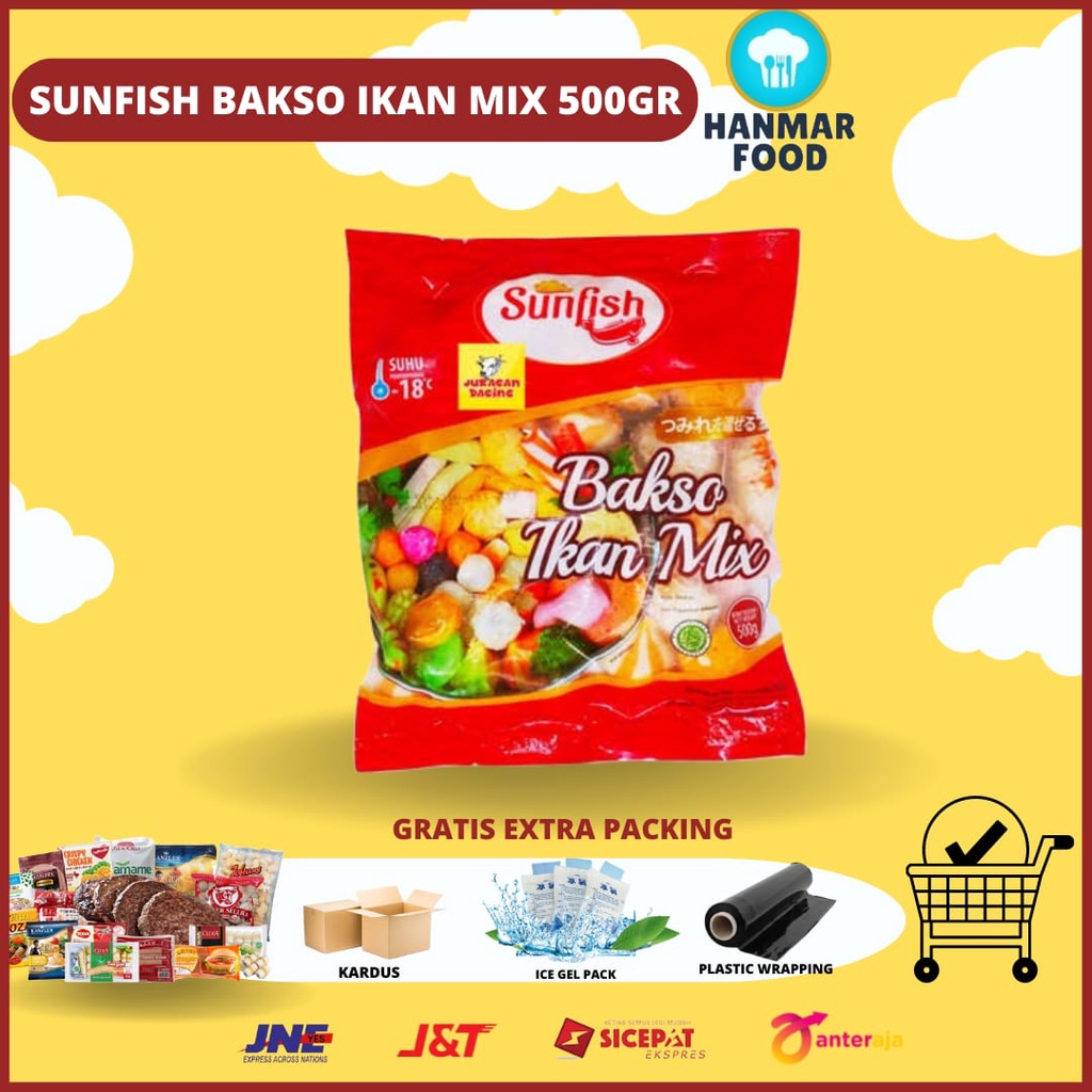 

Sunfish Bakso Ikan Mix 500gr