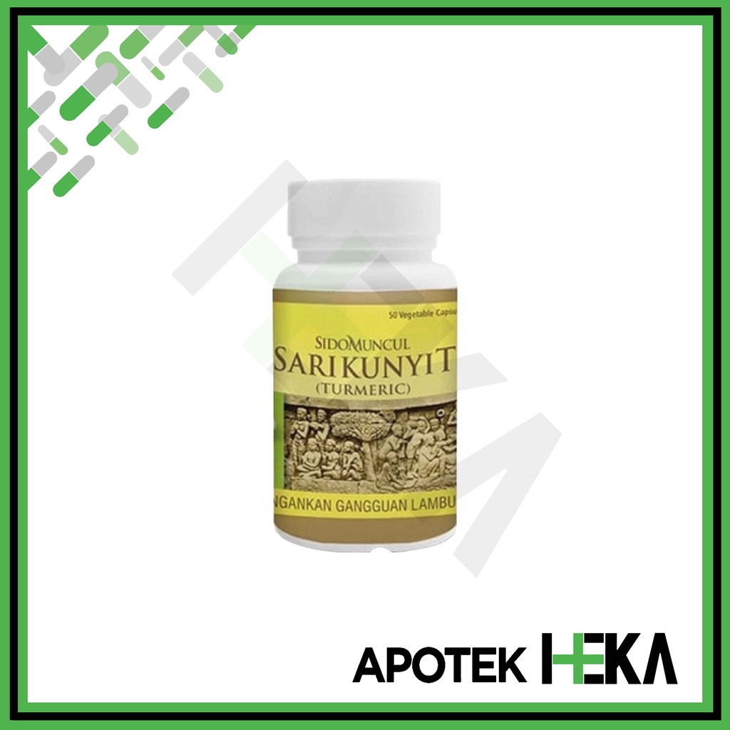 Sari Kunyit Sido Muncul Botol Kuning isi 50 Kapsul - Herbal Lambung (SEMARANG)