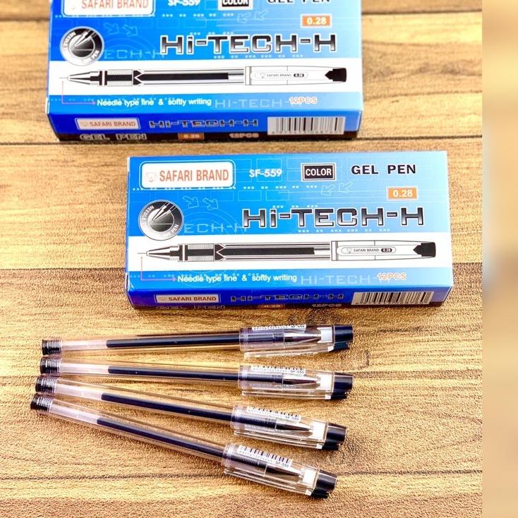 

Hemat Pilihan (1pack) Pulpen/Gel Pen Hi-Tech-H Hi-Tech Hitech Hi-Tec Hitec Murah Safari eds-on 0.28 mm