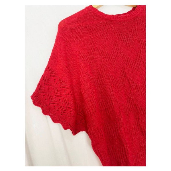 Amelie vintage embroidered soft knit