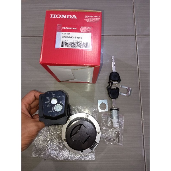 KEY SET K56 honda Kunci kontak set plus tutup tanky cb 150 led