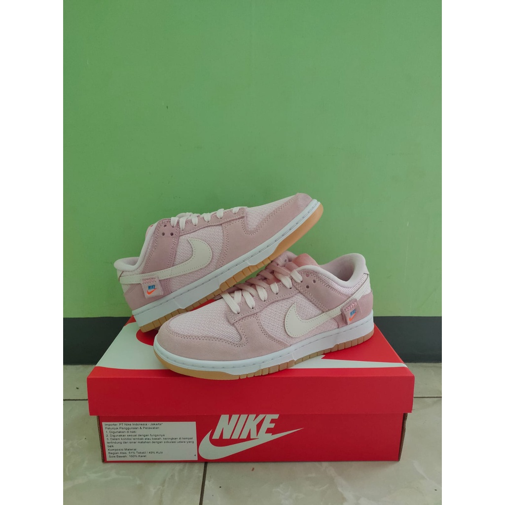 Nike Dunk Low SE Teddy Bear Pink WMNS Authentic 100%