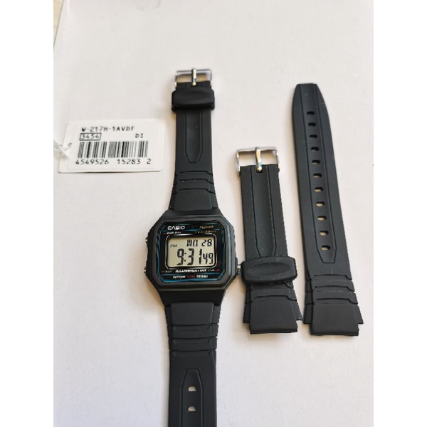 STRAP TALI JAM TANGAN CASIO W 217H ,W 217 H Berkuliatas dan nyaman dipakai