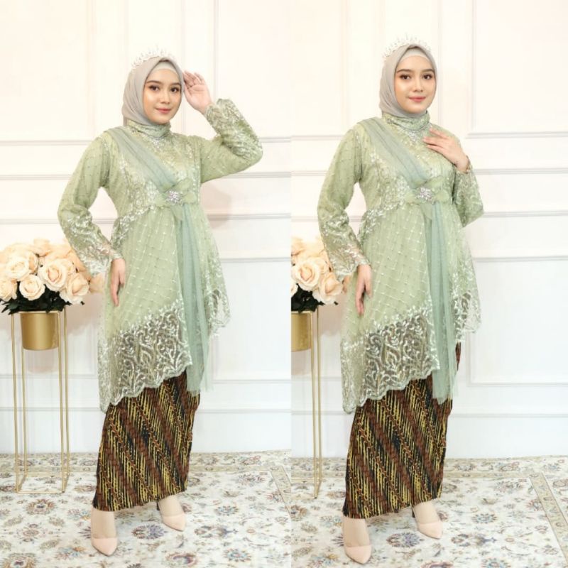 Realpict kebaya wisuda terbaru//kebaya lesti etnik lz//kebaya pesta modern//kebaya tunangan