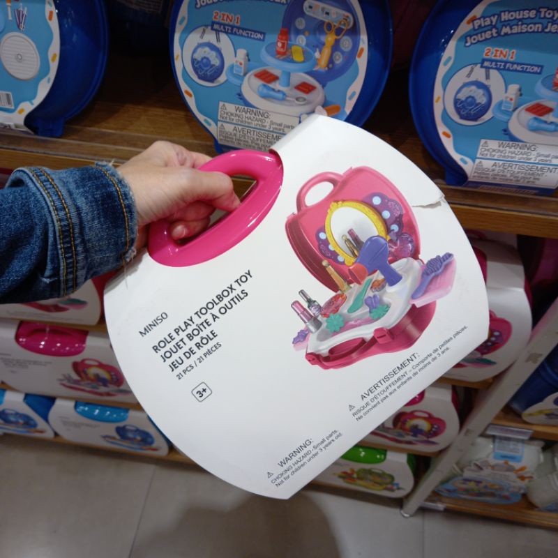 MINISO ORIGINAL SALE 50% Kitchen Set Masak Masakan Dapur Perlengkapan Pertukangan Mainan Mobil Salon