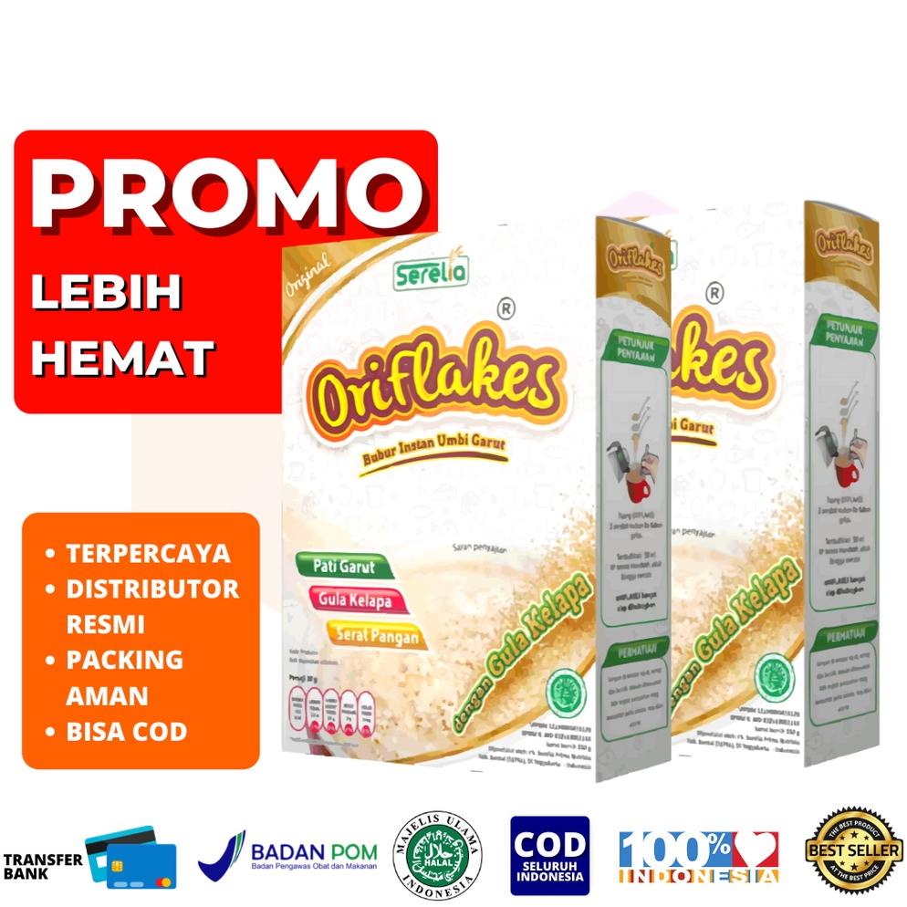 

[BAYAR DITEMPAT] ORIFLAKES ORIGINAL Maag Asam Lambung & Gerd Makanan Sarapan Sereal Pati Umbi Garut 350 gram