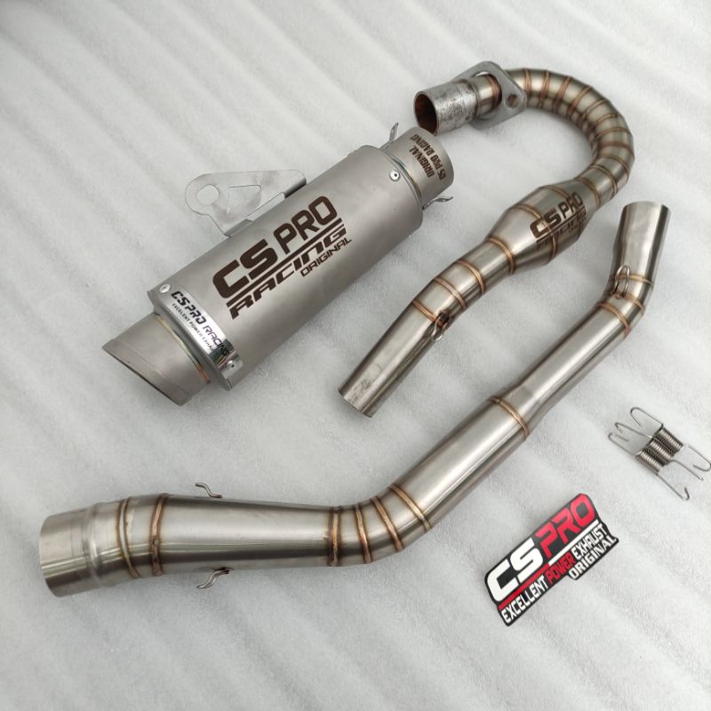 ORIGINAL CS PRO RACING 1set Knalpot racing original CS pro KLX CRF WR155 D TRACKER