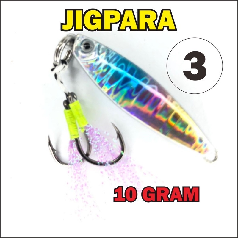 Micro jig 10 gram jigpara Umpan Casting