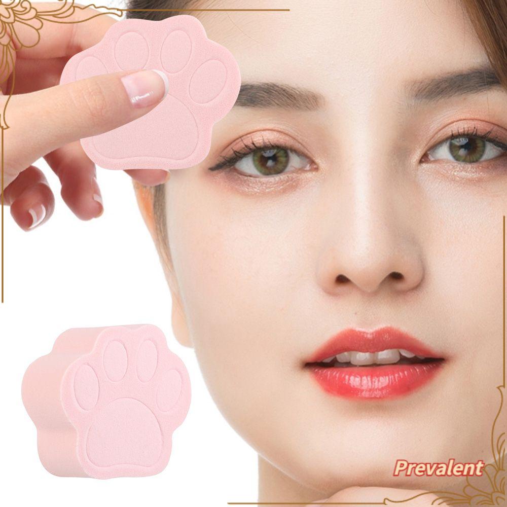 Preva Cosmetic Puff New Cute Beauty Smooth Make Up Tools Bedak Foundation Bentuk Kaki Kucing