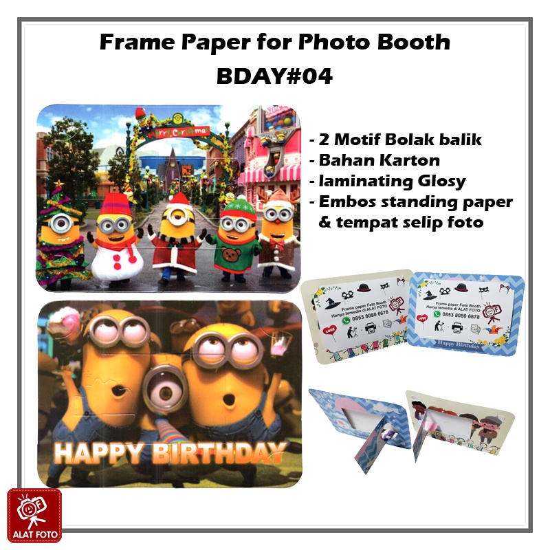 Frame Paper Photo Booth 4R BDAY#04
