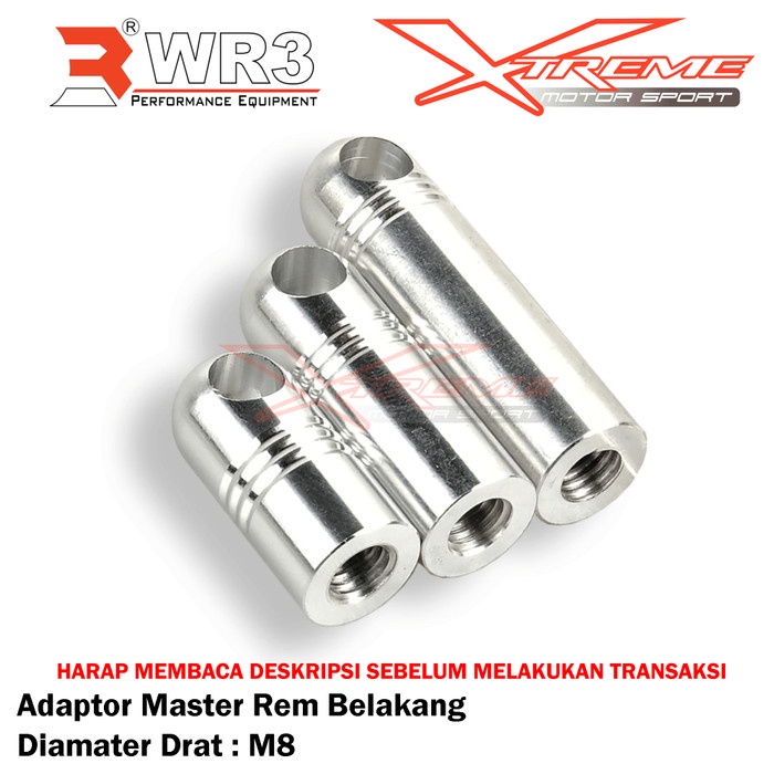 Tuas Rem Footstep Underbone Depan / Adapter Master Rem Belakang Wr3 #Original