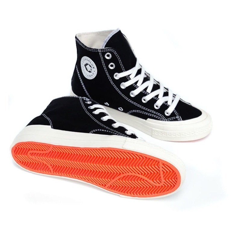 SEPATU CORVALUE FOOTWEAR - Sneakers 99 Etnis Black White Original