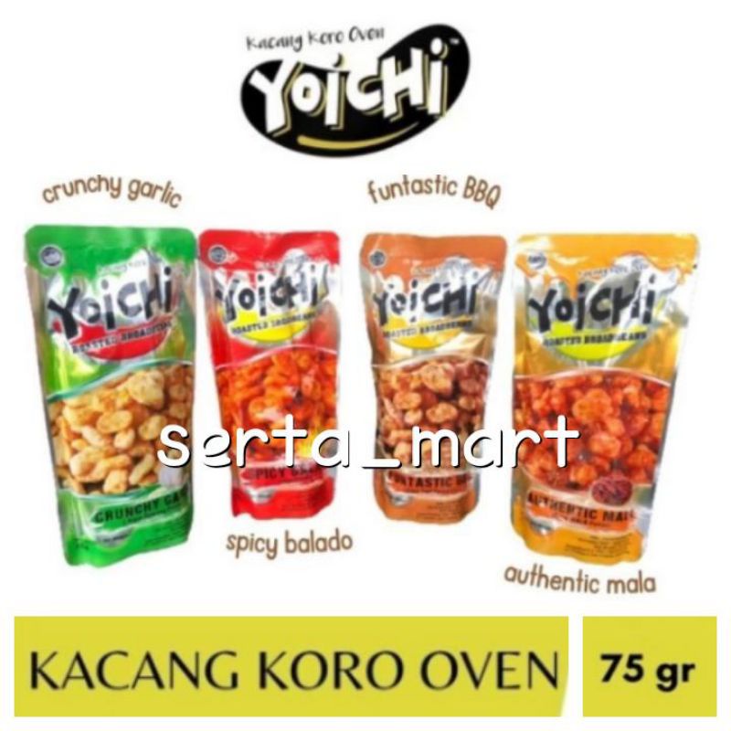 

Yoichi Kacang Koro Oven 75gr - Balado / BBQ / Garlic