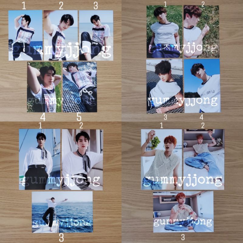 THE BOYZ BE AWARE WHISPER POSTCARD / DIGITAL PHOTO (SANGYEON/HYUNJAE/YOUNGHOON/JUYEON)
