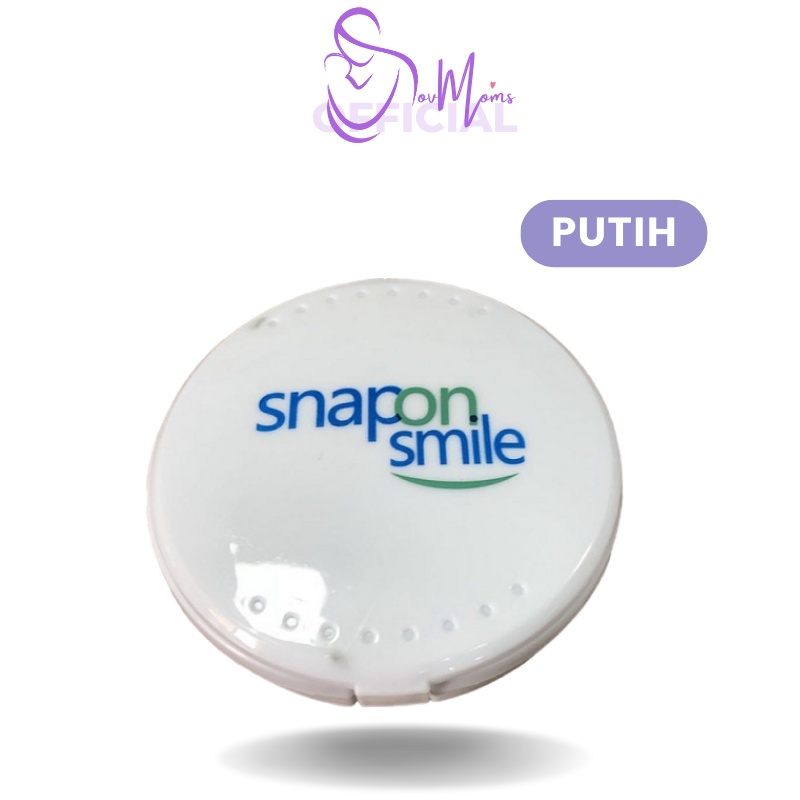 Gigi Palsu Snap On Smile Gigi Palsu Atas Bawah Instan Silikon Snap On Smile Putih Original Authentic