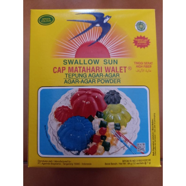 

agar-agar swallow sun cap matahari walet