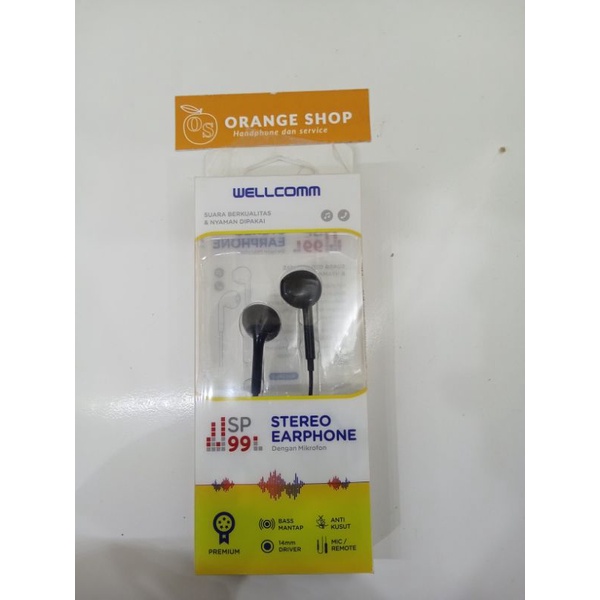 EARPHONE/HEADSET WELLCOMM SP99