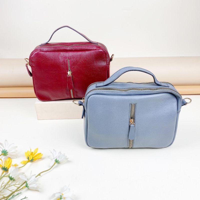 Kulit Garut - Tas Wanita Motif Jeruk