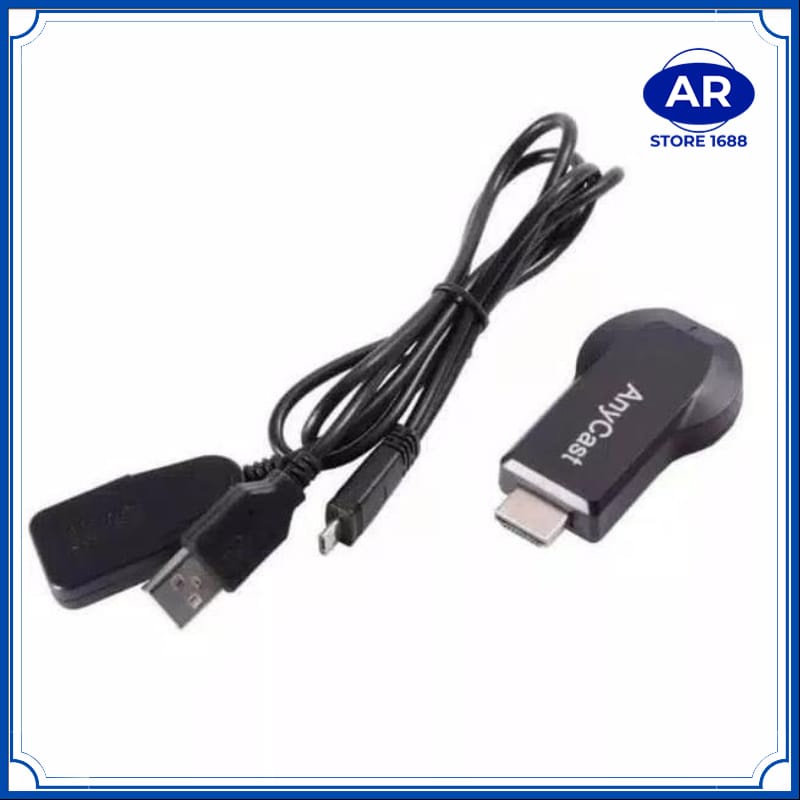 M4 PLUS AnyCast Hdmi Dongle WIRELESS / Wifi DISPLAY mirroring layar hp / laptop / proyektor / tv 4.7 49 Penilaian 124 T