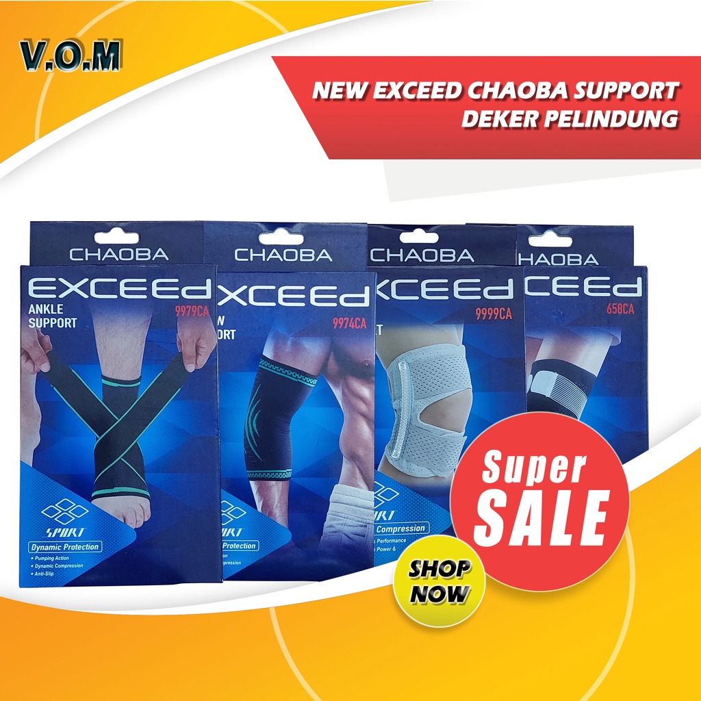 NEW EXCEED CHAOBA SUPPORT DEKER PELINDUNG SAAT OLAHRAGA FITNESS 0867