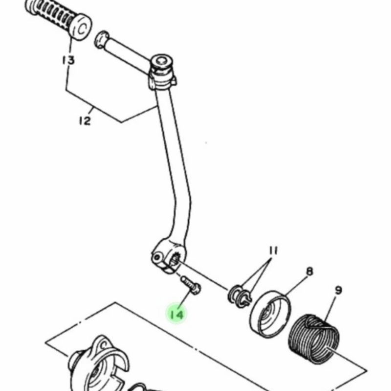 BAUT SELAH KICK STATER VEGA JUPITER Z CRYPTON FIZR F1ZR FIZ R FORCE ONE ZR ORIGINAL SELAAN