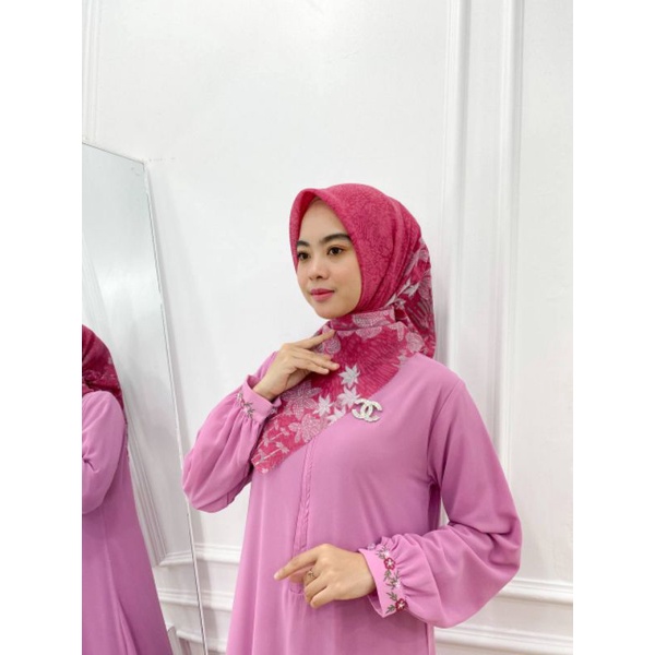 PB Prilly Busana - ANDINI GAMIS MALAYSIA REMPEL BORDIR - MAXYDRESS BUSUI - MAXI BORDIR BISA SERAGAM - GAMIS BUSUI