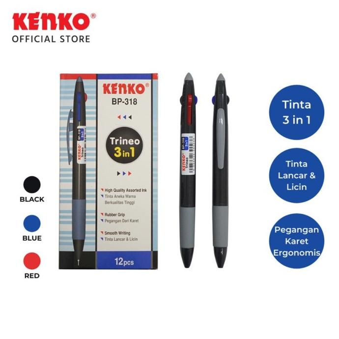 

PER LUSIN / KENKO BALLPEN BP-318 (3 in 1) TRINEO