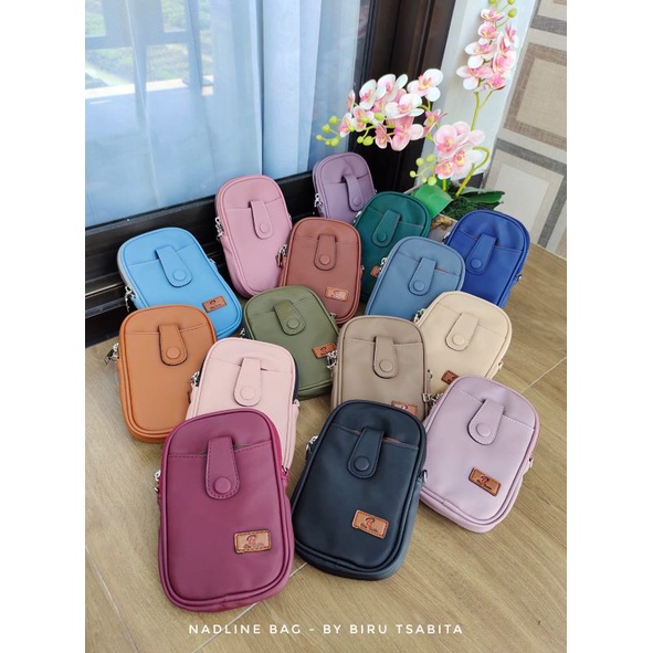 Nadline Bag Nadline Tas Dompet Hp Biru Tsabita