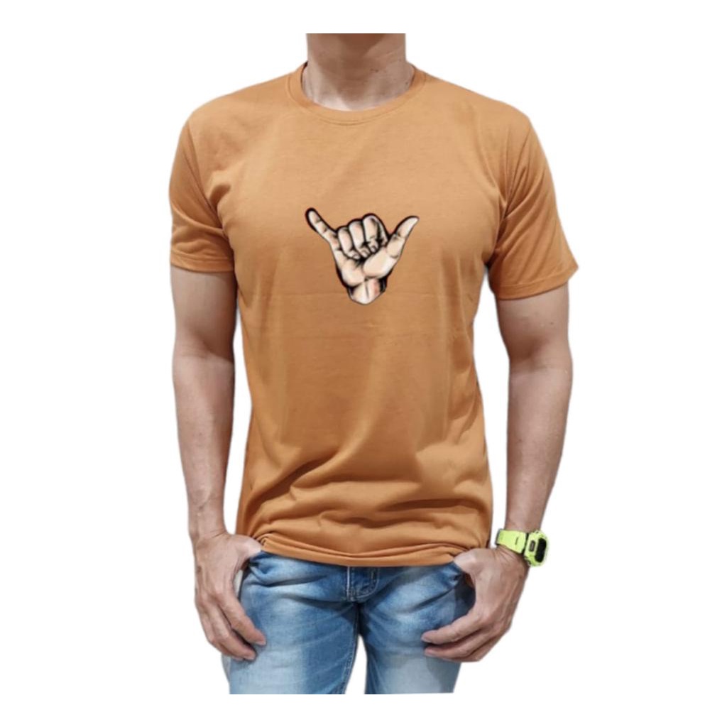 KAOS PRIA BAHAN KATUN MODEL HAND NYAMAN DIPAKAI TIDAK PANAS