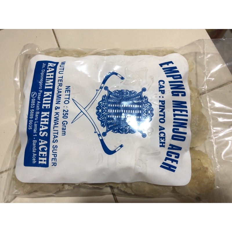 

Empieng melinjo aceh 250 gram