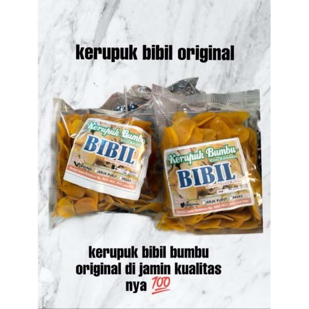 

Kerupuk bumbu bibil viral (original)