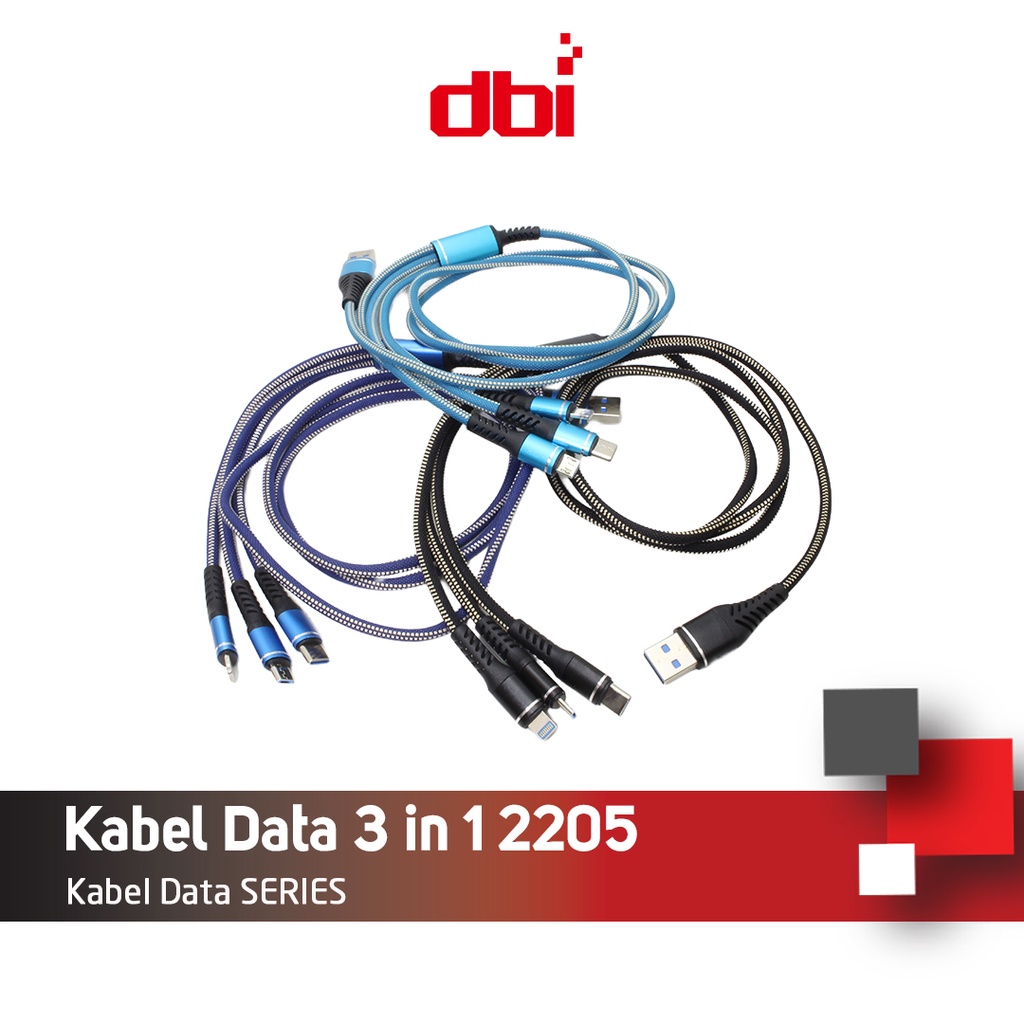 Kabel Data 3 IN 1 100CM 2205