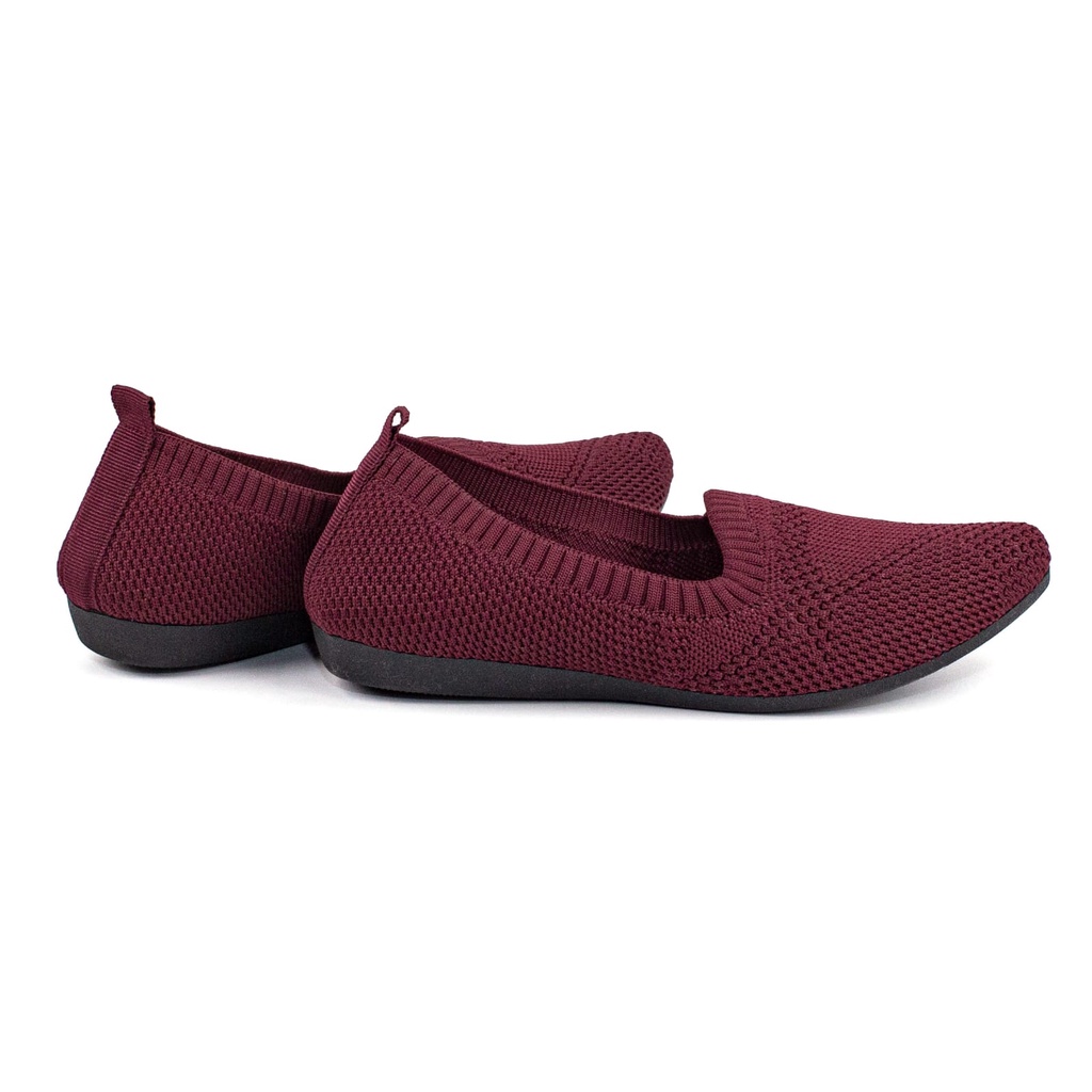 Sepatu Flatshoes Kain Wanita Merk Col Original Imp Rajut Nyaman &amp; Elegan TPR721